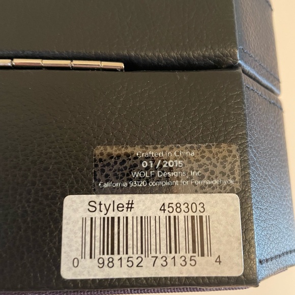 Wolf Watch Case 5 Watch Storage with key - Picture 7 of 7